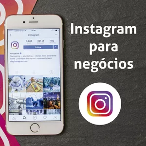 Imagem de capa para o Curso online Instagram para negócios