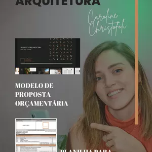 Imagem de capa para o Ebook Modelo de Proposta Comercial / Proposta Orçamentária para Arquitetos + Planilha Orçamentária 