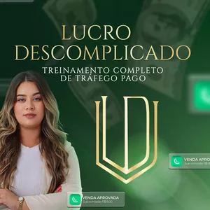 Imagem de capa para o Curso online Lucro Descomplicado - Curso de Tráfego Pago 