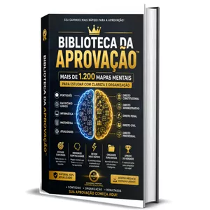 Imagem do curso Biblioteca Elite dos Concursos™ +1.200 Mapas Mentais - Todas as Matérias para Concursos Públicos 