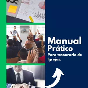 Imagem de capa para o Ebook MANUAL PRÁTICO PARA TESOURARIA DE IGREJAS