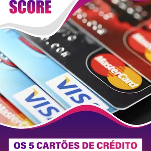 Imagem de capa para o Curso online Os 5 Cartões de Crédito Mais Fáceis de Aprovar