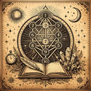 Imagem de capa para o Ebook Mapa Numerológico Cabalístico Pessoal Premium — com Vocação e Assinatura