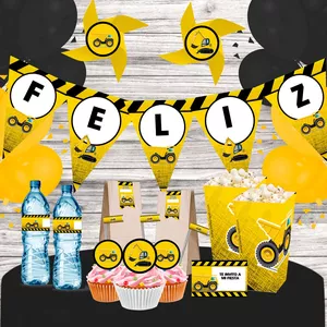 Imagen de portada para Curso online Kit Imprimible Maquinas de Construccion Candy Bar Personaliza tu Fiesta (PDF)
