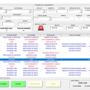 Planilha Planilha Sistema Gestão Financeira para MEI(MICROEMPREENDEDOR INDIVIDUAL)