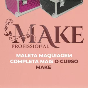 Imagem de capa para o Ebook Curso Maquiagem Completo mais Maleta Maquiagem Profissional