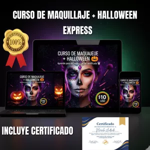 Imagen de portada para Curso online Curso de Maquillaje Temporada Halloween