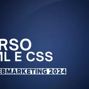Imagem de capa para o Curso online HTML E CSS desenvolvendo sites do zero