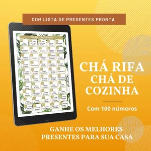Imagem principal do produto Chá Rifa - Chá de Cozinha - Verde - Com Lista de Presentes