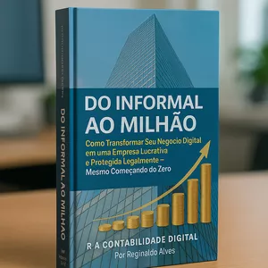 Imagem de capa para o Ebook DO INFORMAL AO MILHÃO Como Transformar Seu Negócio Digital em uma Empresa Lucrativa e Protegida Legalmente - Mesmo Começando do Zero