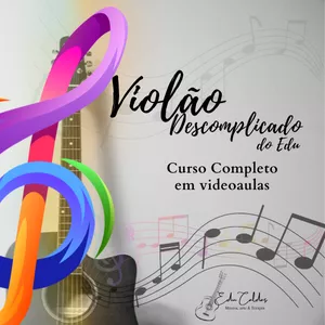 Imagem de capa para o Curso online Curso em videoaulas "Violão Descomplicado do Edu"