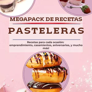 Imagen de portada para Ebook MEGA PACK DE PASTELERIA