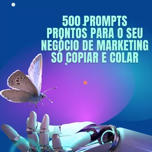 Imagem de capa para o Ebook Ultimate ChatGPT 500 Prompts