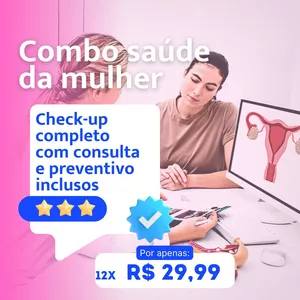 Imagem de capa para o Serviço online COMBO SAÚDE DA MULHER