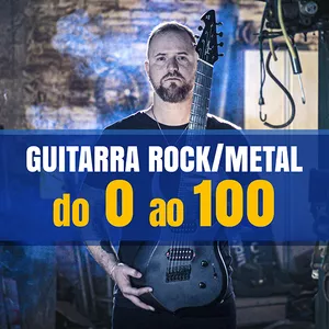 Imagem de capa para o Curso online Guitarra Rock/Metal do 0 ao 100