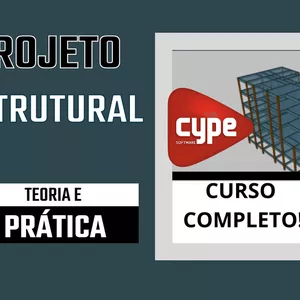 Imagem de capa para o Curso online Projeto Estrutural Edifício com auxílio do Cypecad