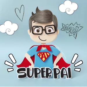 Imagem de capa para o Ebook uma jornada do super pai