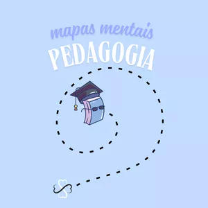 Imagem de capa para o Ebook Mapas Mentais de Pedagogia