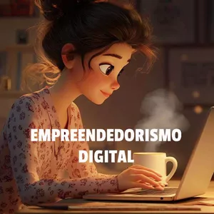 Imagem de capa para o Ebook Empreendedorismo Digital - Como Ganhar Dinheiro Trabalhando de Casa