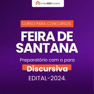 Imagem de capa para o Curso online FEIRA DE SANTANA: ISOLADA DE DISCURSIVA