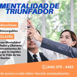 Imagen de portada para Curso online Mentalidad de Triunfador