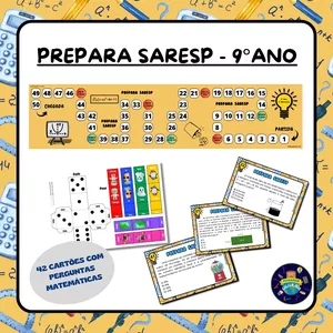 Imagem de capa para o Ebook Trilha Prepara Saresp - 9° Ano (3° Bimestre)