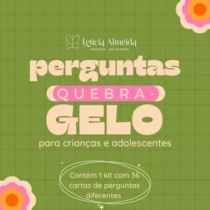 Imagem de capa para o Ebook PERGUNTAS QUEBRA - GELO 