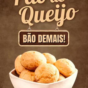 Imagem de capa para o Ebook Receita de pão de queijo mineiro 