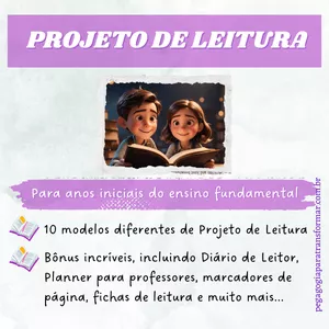 Imagem de capa para o Curso online Projetos de Leitura para Anos Iniciais do Ensino Fundamental