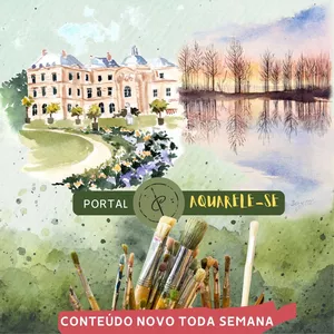 Imagem de capa para o Curso online Portal Aquarele-se
