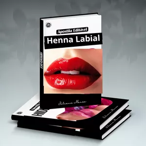 Imagem de capa para o Curso online  Apostila editável de Henna Labial