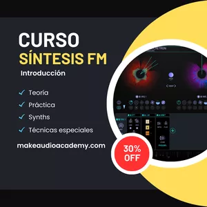 Imagen de portada para Curso online Síntesis FM - Aprende a crear sonidos 