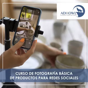 Imagen de portada para Curso online Fotografía Básica de Productos para Redes Sociales
