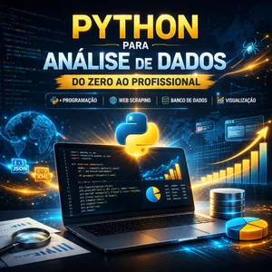 Imagem de capa para o Ebook Python na Prática: Análise de Dados do Zero