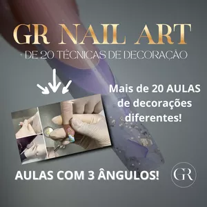 Imagem de capa para o Curso online GR Nail Art - Básico ao Avançado 