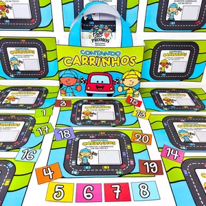 Imagem de capa para o Ebook Contando Carrinhos 🚗✨