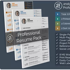 Cover image for Online course Professional Resume Templates Pack