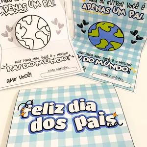 Imagem de capa para o Ebook CARTÃO 3D INTERATIVO DIA DOS PAIS