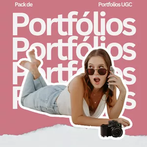 Imagem de capa para o Curso online Pack de Portfólios UGC