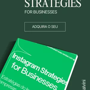Imagem de capa para o Ebook Estratégias de postagens no Instagram para alavancar as vendas
