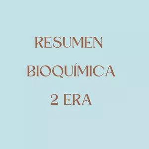 Imagen de portada para Ebook Resumen bioquímica 2 era