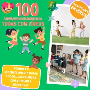 Imagem de capa para o Curso online 100 ATIVIDADES DE PSICOMOTRICIDADE COM VÍDEOS⭐