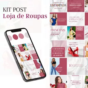 Imagem de capa para o Curso online KIT POST LOJA DE ROUPA