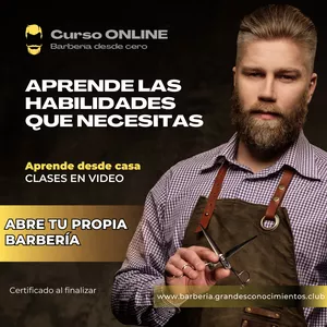 Imagen de portada para Curso online Barberia Para Principiantes