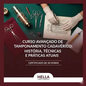 Imagem de Tamponamento Cadáverico Curso Avançado criado por Hella Cursos e Concursos na hotmart