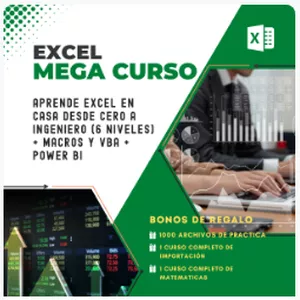 Imagen de portada para Curso online EXCEL MEGA CURSO  