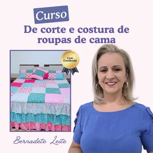 Imagem de capa para o Curso online Corte e Costura de Roupas de Cama 