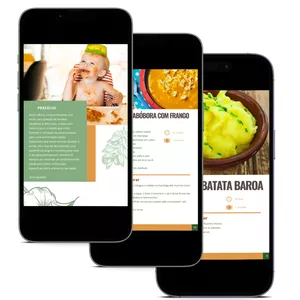 Imagem de capa para o Ebook Receitas Saudáveis ​​para Bebês - Da Amamentação à Alimentação Sólida
