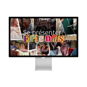 Image de couverture pour le Cours en ligne Se présenter avec Friends (Une leçon de FLE clé en main)