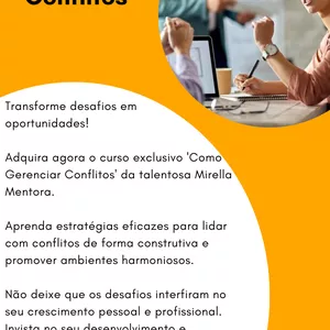 Imagem de capa para o Curso online Curso Como Gerenciar Conflitos (Workshop)